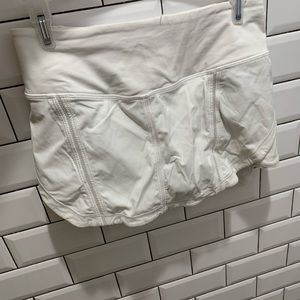 White Lululemon Tennis Skirt